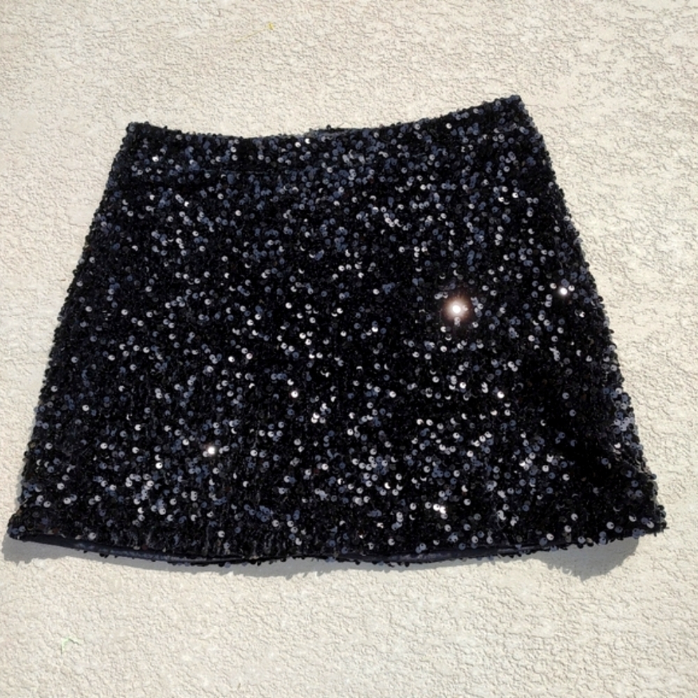 Altered State black sequin mini